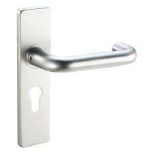 Backplate with cylinder type of door handle: