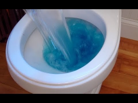 Use soap and hot water to unclug your toilet